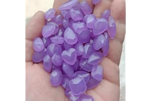400 Pieces Glow in The Dark Rocks,Luminous Pebbles Glow Stones,Aquarium Glowing Stones,Glowing Stones Luminous Stone Glow in 