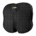 LANGRIA Seat Cushion for Office Chair Car Coccyx Cushion Memory Foam Orthopedic Pillow for Back, Tailbone, Sciatica Pain Relief, Anti-Slip Bottom, Built-in Handle, Ventilated Hollow Gap, Black