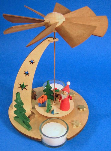 Dregano Santa Pyramid Tealight Candles Made In Germany