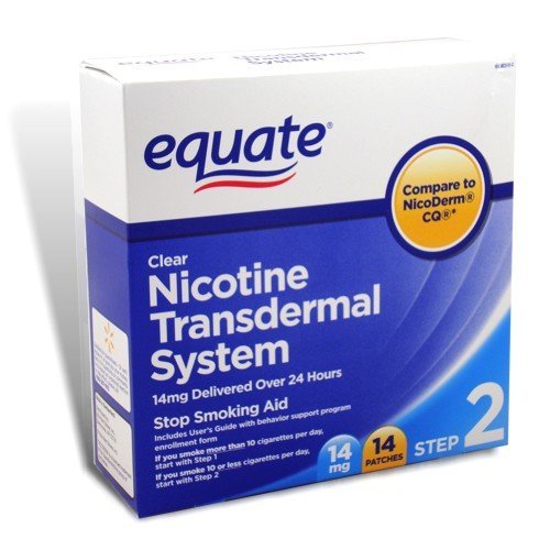Equate Nicotine Transdermal System Step 2, 14mg Clea (1)