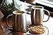 Set of 2 II 14-Oz Double Wall Vacuum Sealed Insulated Tea/Coffee Mugs with Splash Resistant Lid || Premium Food Grade 18/8 Stainless Steel || BPA-Free by AAQ Home & Kitchen