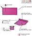 DANISH ENDURANCE Microfiber Travel Towel (Fuchsia Purple, Medium: 19.7