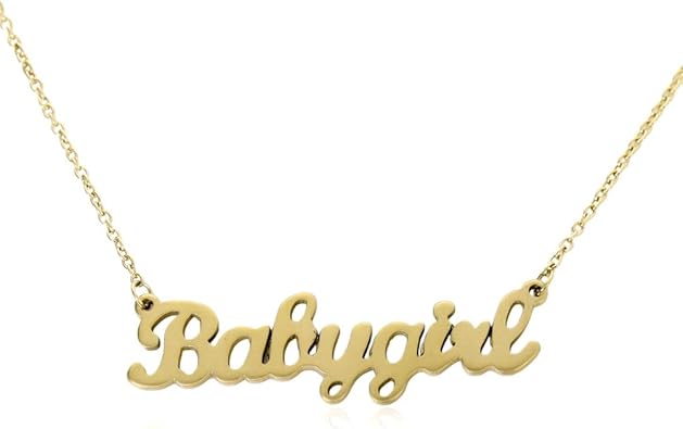 personalized necklace for baby girl