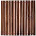 Bare Decor Fuji String Spa Shower Mat in Solid Teak Wood Oiled Finish. XL Square 30" x 30"