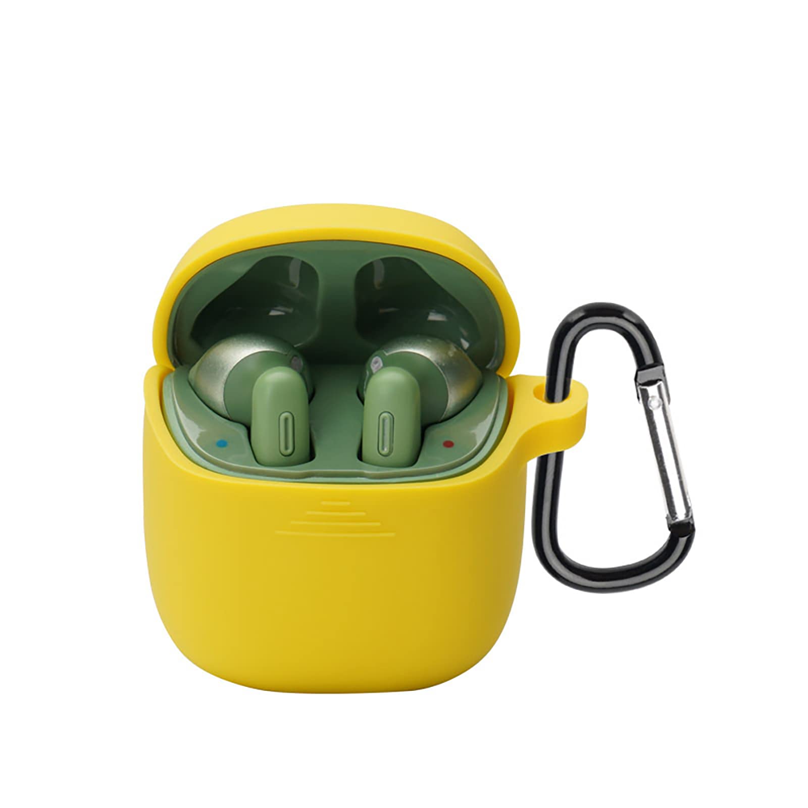 NOKOER JBL Tune 220TWS Silicone Case, JBL Tune 220TWS Case Cover, Ultra-Slim, JBL Tune 220TWS Protective Case – Yellow