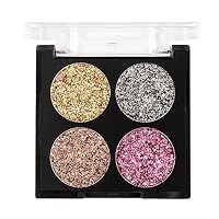 LOMONER Latest Shimmer Glitter Eye Shadow Powder Palette Matte Eyeshadow Cosmetic Makeup (C, Multicolor)