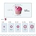 BonNoces 5 Tiers Round Acrylic Pastry Wedding Cupcake Stands Tower Tree-Cupcake Carrier-Clear Tiered Cake Stand Tall Jumbo-Round Dessert Stands-Cupcake Display Stand