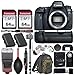 Canon EOS 6D Mark II Wi-Fi DSLR Camera Body - with Pro Battery Grip, TTL Flash, Canon Backpack,128GB Memory, Replacement Battery for LP-E6N, 72