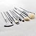 Gisala 12 Pcs Premium Kabuki Makeup Brush Set Cosmetics Foundation Blending Blush Eyeliner Face Powder Brushes Makeup Tool Set with Travel Pouch Bag