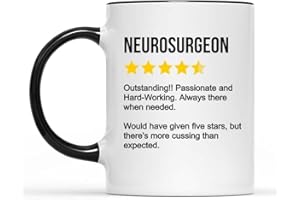WANGKU Neurosurgeon Appreciation Coffee Mug 11oz, Novelty Gift for Neurosurgeons & Neurosurgery Professionals