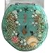 Daniel's Bath & Beyond Polyresin Round Seahorse Toilet Seat, 17