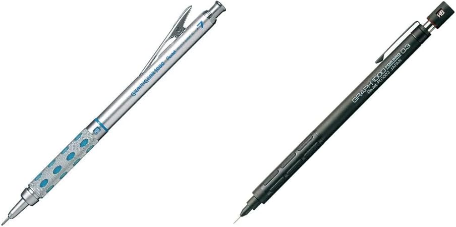 Amazon セット買い ぺんてる シャープペン グラフギア1000 Pg1017 0 7mm シャープペン グラフ1000 フォープロ Pg1003 0 3mm シャープペン 文房具 オフィス用品