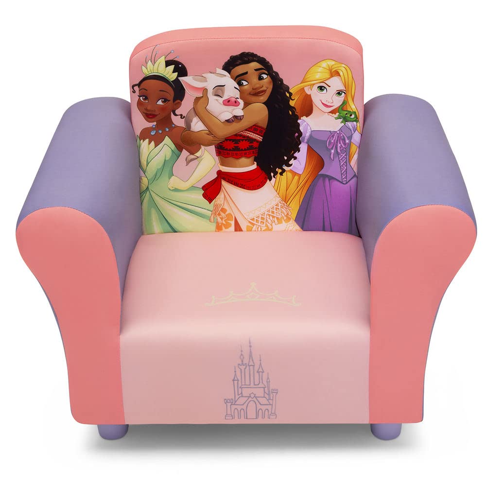 Delta Children Upholstered Chair, Disney Princess
