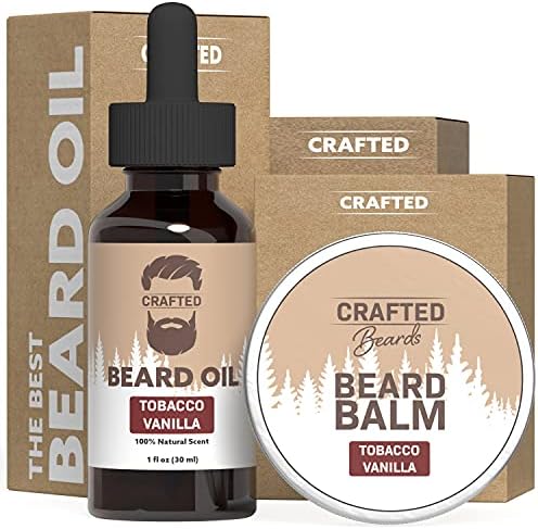 Deluxe Beard Oil and Beard Balm - For a Softer, Smoother, Moisturized