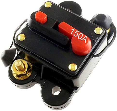 Audiotek 150 AMP 12V/24V DC CIRCUIT BREAKER REPLACE FUSE 150A 12/24VDC FAST FREE USA SHIP