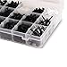 Auto Clips Fastener Rivets Assortment - 450 PCS Car Retainers Clips,18 Most Popular Sizes & Applications with Plastic Box (450)