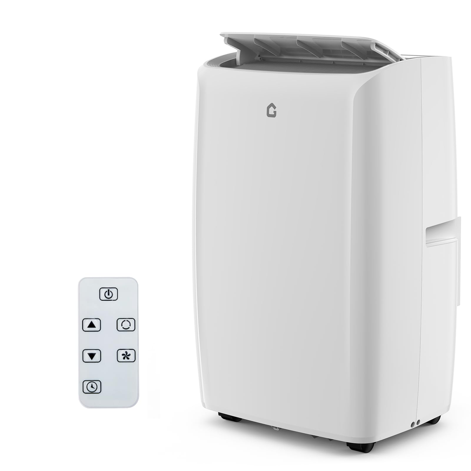Photo 1 of 14,000 BTU Portable Air Conditioner for Room Up to 750 Sq.Ft, 4-in-1 AC Unit with Cooling, Fan, Dehumidifier & Sleep Mode, Remote Control & Window Kit Included for Home, Office, Apartment,White