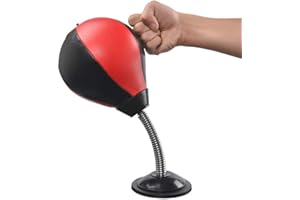 Tonyko Desktop Speed Ball Punching Ball for Relaxing at Office, Home or School