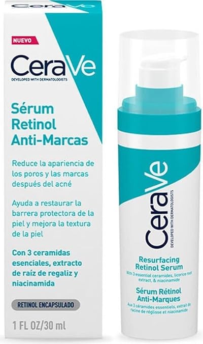 CeraVe Resurfacing Retinol Serum Face Niacinamide 30ml Even Tone Smooth