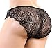 Sissy Pouch Panties Lingerie Men's lace brikini Briefs Girlie Underwear Sexy for Men (M, Black)