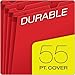 Globe-Weis/Pendaflex Colored Expansion File, Open Top, 21 Pockets, A to Z Tabs, Letter Size, Red (17A-RED)