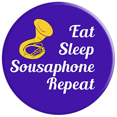 Sousaphone Player Gift - Eat Sleep Sousaphone Repeat - Blue - PopSockets Grip and Stand for Phones and Tablets