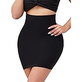 JOYSHAPER Shapewear Dress Slip for Under Dresses Half Slip Tummy Control High Waist Slip Skirt Body Shaper