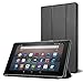 All-New Fire 7 Tablet Case, DTTO Ultra Slim Cover Case for All-New Fire 7 Tablet (7th Generation, 2017 Release), Anti-Scratch Trifold Cover, Full Protection, Black