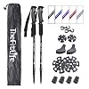TheFitLife Wandel Trekking Stokken – 2 Pak Met Anti-Schok En Snel Slot Systeem, Telescopisch, Inklapbaar, Ultralicht…