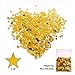 Konsait Gold Hanging Swirl Decorations Star Table Confetti, Gold Foil Whirls Ceiling Garland Decorations for Birthday Party Wedding Baby Shower Table Decor Twinkle Little Star Party Favor Supplies