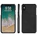 for iPhone Xs Case, SHAMO'S Wallet Case PU Premium Leather Protective Card Holder ID Slot Shockproof Cover (Black)