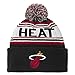 Outerstuff NBA Miami Heat Youth Boys 8-20 Cuffed Knit Hat with Pom, Black, 1 Size