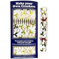 Crackers Ltd Set of 12 Flat Pack Make Your Own Holly and Berry Christmas Crackers