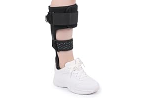 Tairibousy Medical AFO Foot Drop Brace Ankle Foot Orthosis Drop Foot Stabilizer Support for Walking with Shoe for Men and Women for Stroke, MS, Hemiplegia Foot Drop, ALS (XL-Left)
