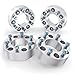 RockTrix - 2 inch Wheel Spacers (6x135, 87.1mm Bore, 14x2 Studs Nuts Coarse Thread) Compatible with Ford Expedition F150 F-150 Lincoln Navigator Mark LT - Silver 50mm Adapters 4pcs