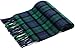 Simplicity Winter Scarf For Men Soft Warm Mens Scarf Winter Womens Plaid Scarf w/Gift Box