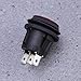WINOMO 3 Pin Round Rocker Toggle ON/Off Waterproof 6A/250V SPDT Switch Button for Truck Camper