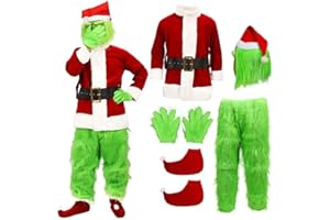 brableewear Christmas Monster Costume Adult Cosplay Costume Luxury Santa Claus Santa Suits Outfits