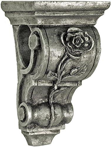 Set Of Two Decorative Resin Corbel Drapery Curtain Rod Holder