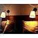 You Have Space Contemporary Wall Lamp Scones with Free Bulbs (Black/White)
