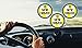 Zone Tech New Driver Round Magnetic Vehicle Car Sign 3 Pack