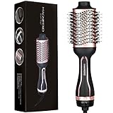 Magnifeko one step hair dryer brush and styler volumizer Hot Air Hairdryer Brush In One - Round Blow Dry Brush - One Step Electric Hair Drying