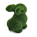Tinksky Handmade Artificial Turf Grass Animal Rabbit Home Office Ornament (Green)