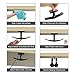 Headphone Stand Headset Holder ，FIDEA 360°Rotated bee Under Desk Dual Aluminum Headphone Hook Mount with Built-in Cord Management for All Headphones Size (Black)