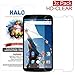 Halo Screen Protector Film High Definition (HD) Clear (Invisible) Google Nexus 6 (3-Pack) - Lifetime Replacement Warranty