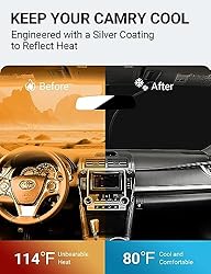 Proadsy 2024 Upgrade Front Windshield Sun Shade