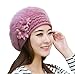 HINDAWI Women Girls Knitting Wool Snow Hat Crochet Winter Slouchy Beanie Skull Cap