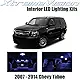 XtremeVision Chevy Tahoe 2007-2014 (12 Pieces) Red Premium Interior LED Kit Package + Installation Tool