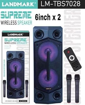 landmark wireless microphone with speaker