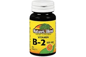 SAINYER Nature's Blend Vitamin B2 100 mg - 100 Tablets, Pack of 3